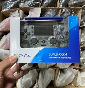 TAY CẦM PS4 PRO - SLIM CHÍNH HÃNG  NGUYÊN SEAL TRONG SUỐT ( CRYSTAL )